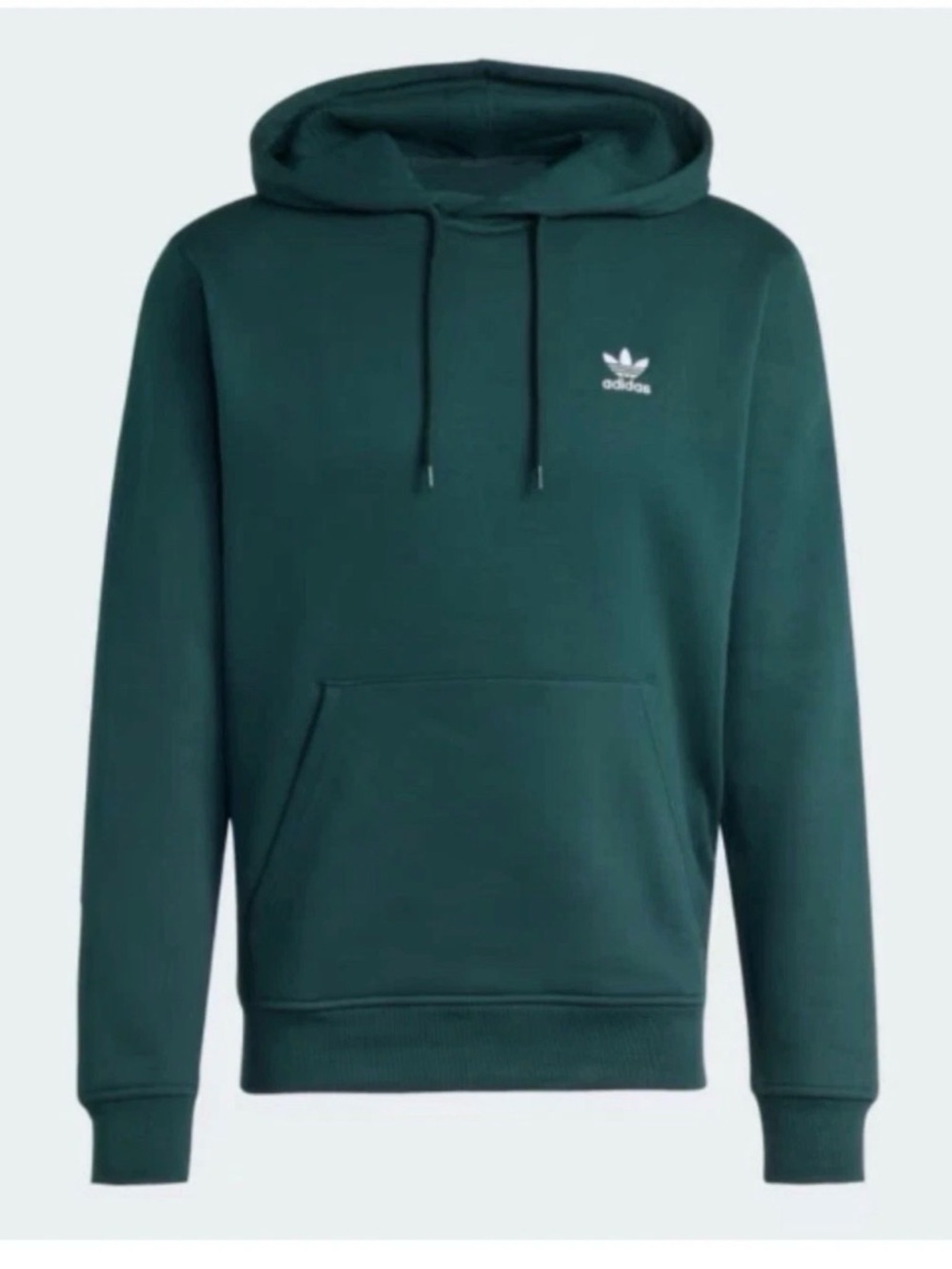 adidas Green Trefoil Pullover Hoodie